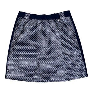 Golfino Womens Golf Skirt Skort Size 6 Pockets Stretch Geometric  Print